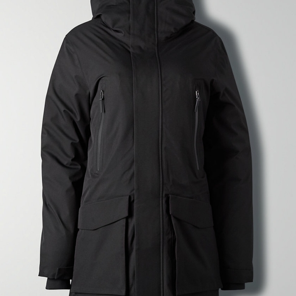 Aritzia TNA Oslo black down parka jacket - Picture 1 of 9